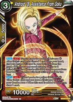 Android 18, Assistance From Goku, Normal