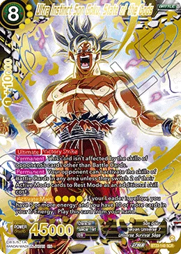 Ultra Instinct Son Goku, State of the Gods, Perfect Combination #BT23-140