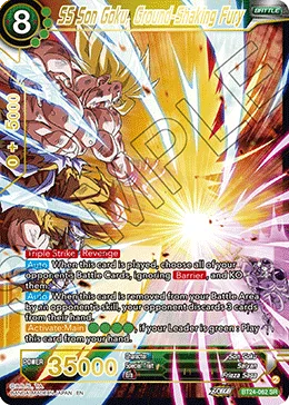 SS Son Goku, Ground-Shaking Fury, Beyond Generations #BT24-062