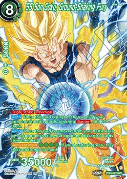 SS Son Goku, Ground-Shaking Fury, Beyond Generations #BT24-062_SPR