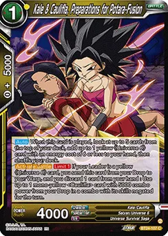 Kale & Caulifla, Preparations for Potara-Fusion, Normal