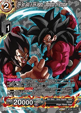 SS4 Son Goku & SS4 Vegeta, Combination of Techniques, Beyond Generations #BT24-114_PR