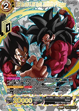 SS4 Son Goku & SS4 Vegeta, Combination of Techniques, Beyond Generations #BT24-114_PR02