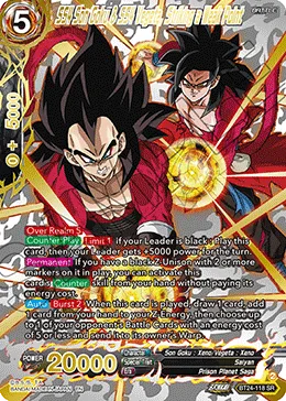 SS4 Son Goku & SS4 Vegeta, Striking a Weak Point, Beyond Generations #BT24-118_SPR