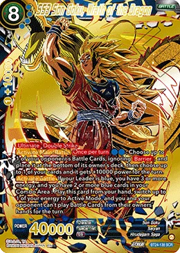 SS3 Son Goku, Wrath of the Dragon, Beyond Generations #BT24-138