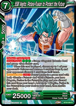 SSB Vegito, Potara-Fusion to Protect the Future, Legend of the Dragon Balls #BT25-094