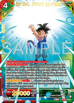 Son Goku, Ultimate Spirit Bomb, Legend of the Dragon Balls #BT25-130