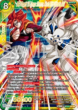 SS4 Gogeta VS Omega Shenron, Clash With Ultimate Evil, Legend of the Dragon Balls #BT25-137