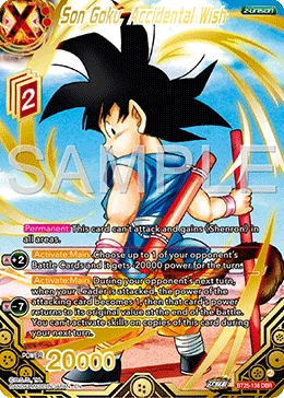 Son Goku, Accidental Wish, Legend of the Dragon Balls #BT25-138