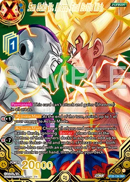 Son Goku Vs. Frieza, Final Battle Wish, Legend of the Dragon Balls #BT25-139