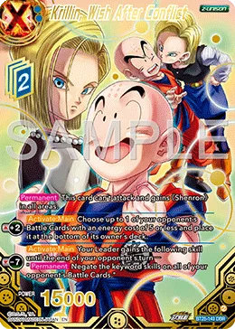 Krillin, Wish After Conflict, Legend of the Dragon Balls #BT25-140