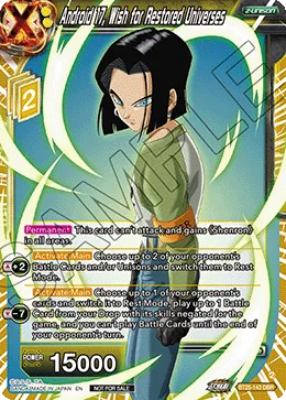 Android 17, Wish for Restored Universes, Legend of the Dragon Balls #BT25-143_PR