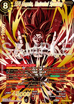 SS4 Gogeta, Unrivaled Sparking, Legend of the Dragon Balls #BT25-147_PR
