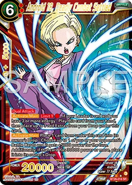 Android 18, Deadly Combat Settled, Ultimate Advent #BT26-016