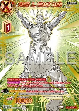 Piccolo Jr., Climactic Battle, History of Z #BT27-003_PR