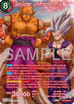 Son Gohan, Unlimited Potential, History of Z #BT27-022_SPR