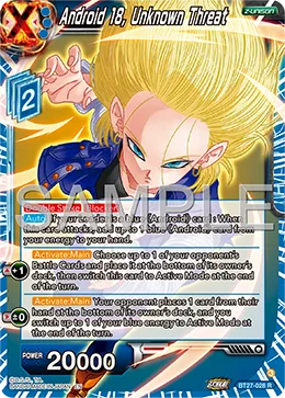 Android 18, Unknown Threat, History of Z #BT27-028