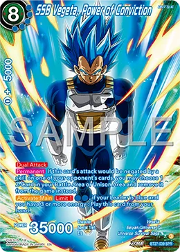 SSB Vegeta, Power of Conviction, History of Z #BT27-039_SPR