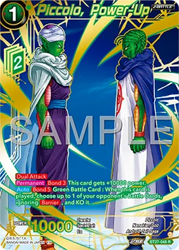 Piccolo, Power-Up, History of Z #BT27-048_PR