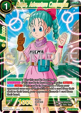 Bulma, Adventure Companion, History of Z #BT27-054
