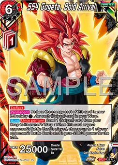 SS4 Gogeta, Bold Arrival, Normal