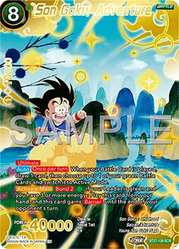 Son Goku, Adventure, History of Z #BT27-139