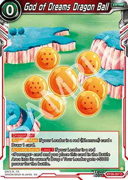 God of Dreams Dragon Ball, Prismatic Clash #BT28-027