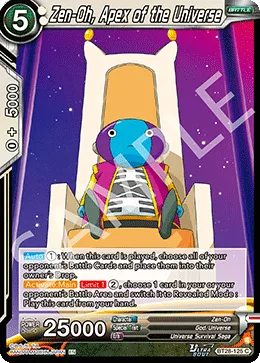 Zen-Oh, Apex of the Universe, Prismatic Clash #BT28-125