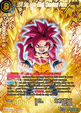 SS4 Son Goku (Mini), Comeback Power, Prismatic Clash #BT28-148_GDR