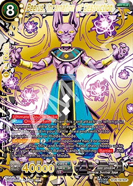 Beerus, Incarnation of Destruction, Prismatic Clash #BT28-150