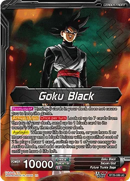 Goku Black, Fearsome Rivals #BT29-086_PR