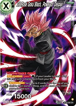 SS Rosé Goku Black, Power of Despair, Fearsome Rivals #BT29-089