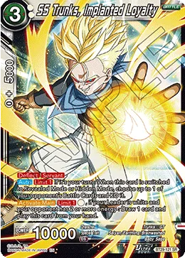 SS Trunks, Implanted Loyalty, Fearsome Rivals #BT29-121
