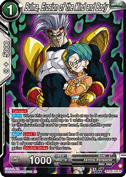 Bulma, Erosion of the Mind and Body, Fearsome Rivals #BT29-125