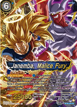 Janemba, Malice Fury, Fearsome Rivals #BT29-144