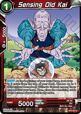 Sensing Old Kai, Union Force #BT2-021