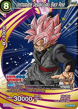 Unstoppable Despair Goku Black Rosé, Union Force #BT2-054