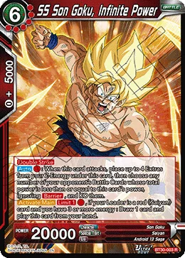 SS Son Goku, Infinite Power, Three Glorious Fighters #BT30-003