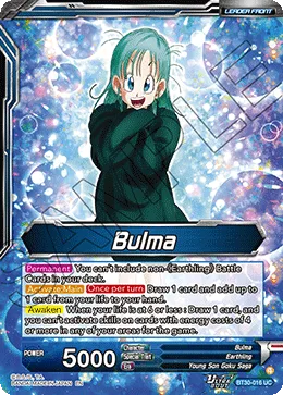 Bulma, Three Glorious Fighters #BT30-016_PR