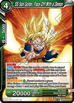 SS Son Goten, Face-Off With a Demon, Three Glorious Fighters #BT30-049