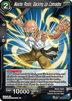Master Roshi, Backing Up Comrades, Normal