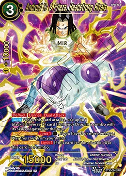 Android 17 & Frieza, Headstrong Rivals, Three Glorious Fighters #BT30-094_SPR