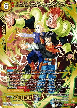 Android 17, Android 18, & Android 16, Trinity, Three Glorious Fighters #BT30-143