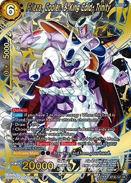 Frieza, Cooler, & King Cold, Trinity, Three Glorious Fighters #BT30-147