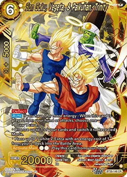Son Goku, Vegeta, & Paikuhan, Trinity, Three Glorious Fighters #BT30-148