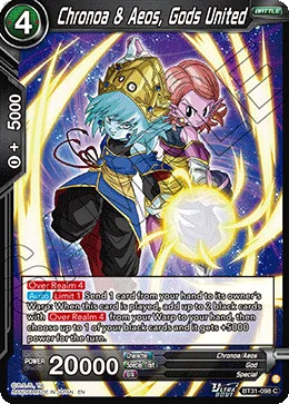 Chronoa & Aeos, Gods United, Impact Beyond Dimensions #BT31-098