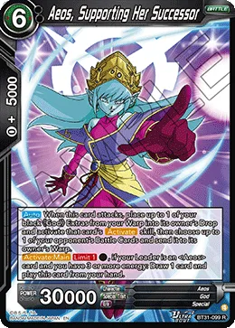 Aeos, Supporting Her Successor, Impact Beyond Dimensions #BT31-099