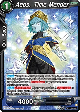 Aeos, Time Mender, Impact Beyond Dimensions #BT31-101