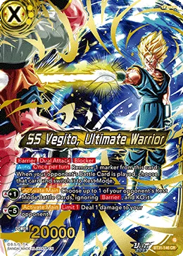 SS Vegito, Ultimate Warrior, Impact Beyond Dimensions #BT31-146