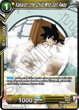 Kakarot, the Child Who Got Away, Cross Worlds #BT3-091